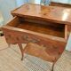Pair of marquetry tables
