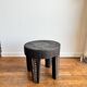 Bout de canapé tabouret massif en bois - table d'appoint- table de chevet