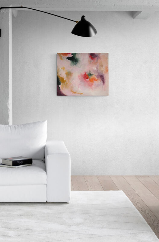 Acrylic on canvas - The tough gets going - 50x60cm, unique piece