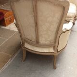 Paire de bergères de style Louis XV