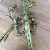 Copper wall light