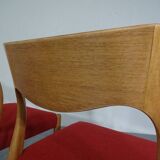Set of Danish Oak Dining Chairs, 1960s