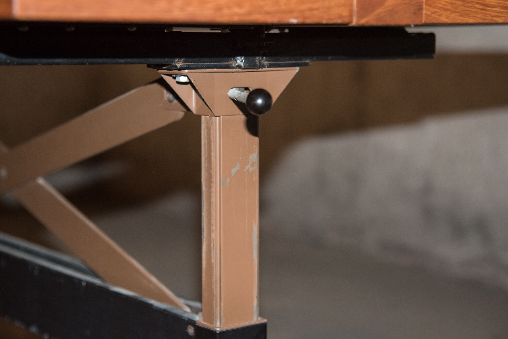 Coffee table convertible teak 60s