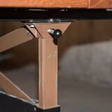 Coffee table convertible teak 60s