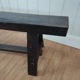 Solid oak farmhouse bench