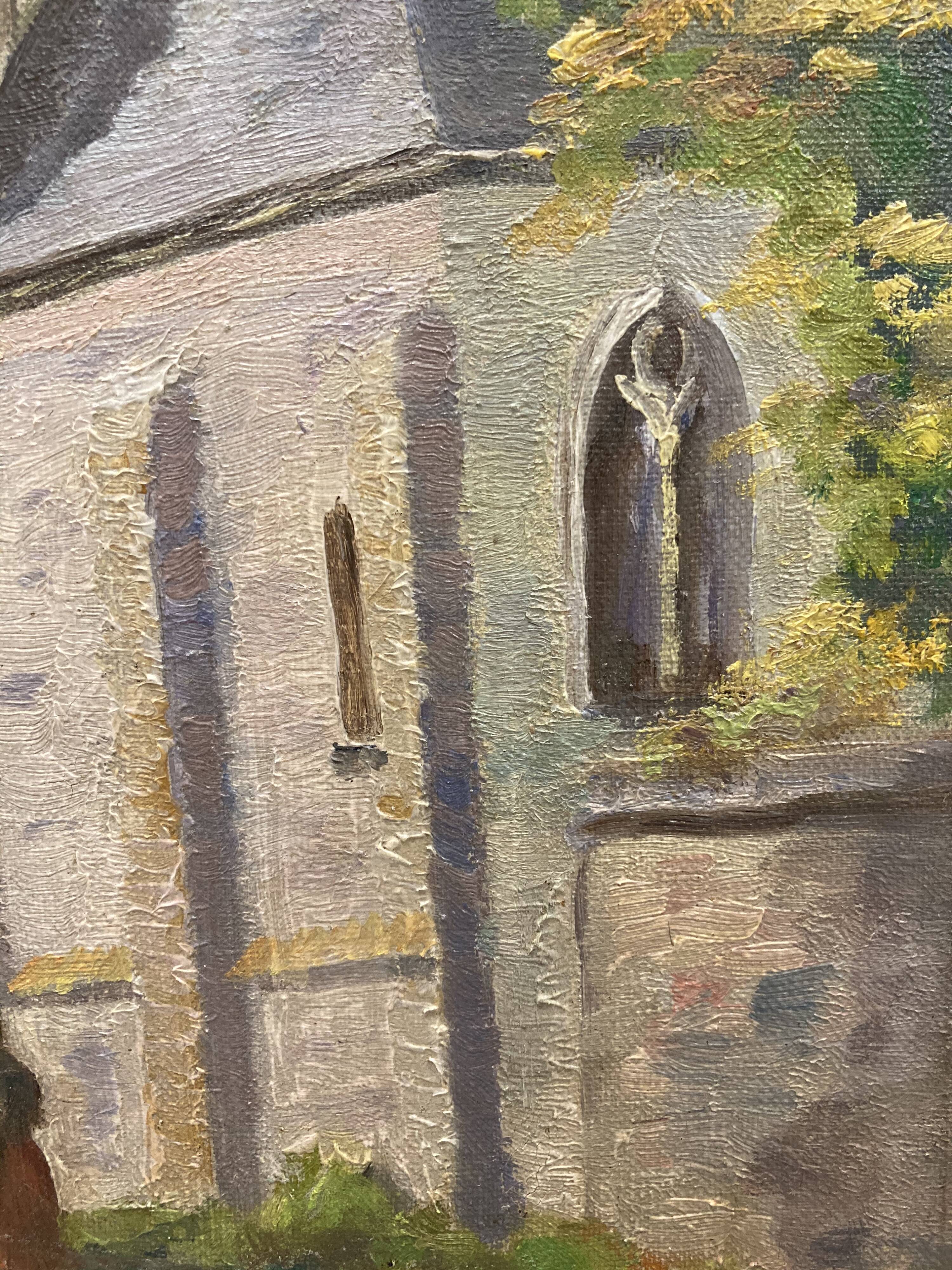 Huile sur toile vintage