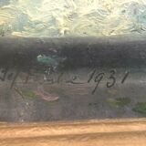 Oil on canvas signed Maisonneuve