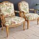 Pair antique armchairs