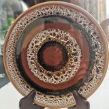 Sarreguemines dessert plate, Hawaii model. Vintage