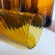 Set of six blown glass glasses