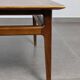 Scandinavian Modern Large Danish Teak Coffee Table 1950s