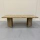 Table basse en marbre fossilifère années 70
