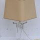 Vintage 1970 plexiglass lamp by David Lange for Roche Bobois