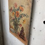 Painting on canvas bouquet