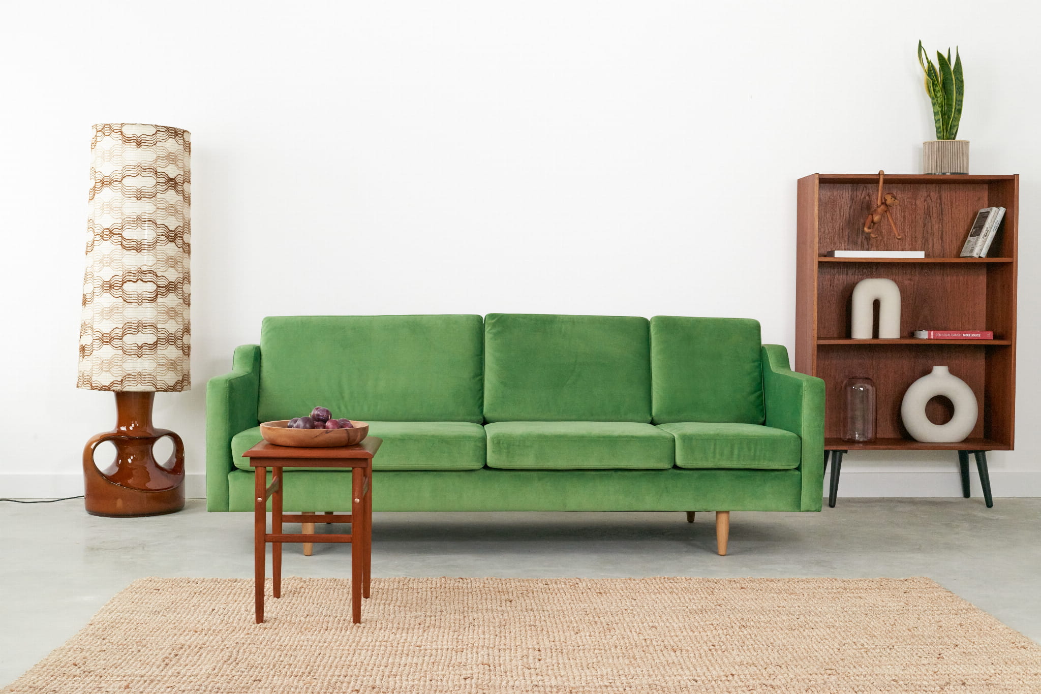 Sofa bodo green, scandinavian design