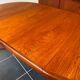 Scandinavian type extendable round table in teak and teak veneer year 1960