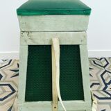 Vintage fishing chest stool