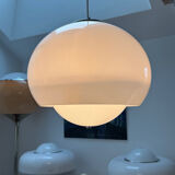 Vintage pendant lamp Harvey Guzzini Burgos: spatial suspension i