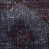 4x7 Burgundy & Blue Oriental Classic Turkish Vintage Rug, 136x230Cm