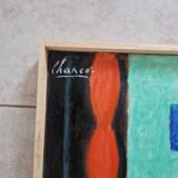 Roland Chanco (1924-2017), friend of Picasso - Oil on canvas - Olivia