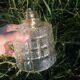 Vintage molded globe suspension