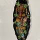 Large oval wall plate in Palissy majolica from Vallauris