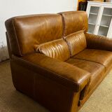 2-seater leather sofa