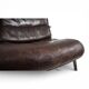 Set of 2 Drabert lounge chairs in brown leather by Gerd Lange, 1970