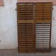 Pair of metal shutters