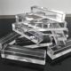 Set of 12 vintage crystal knife rests in Art Deco style
