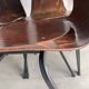 Lot de 6 chaises en bois de rose Eromes