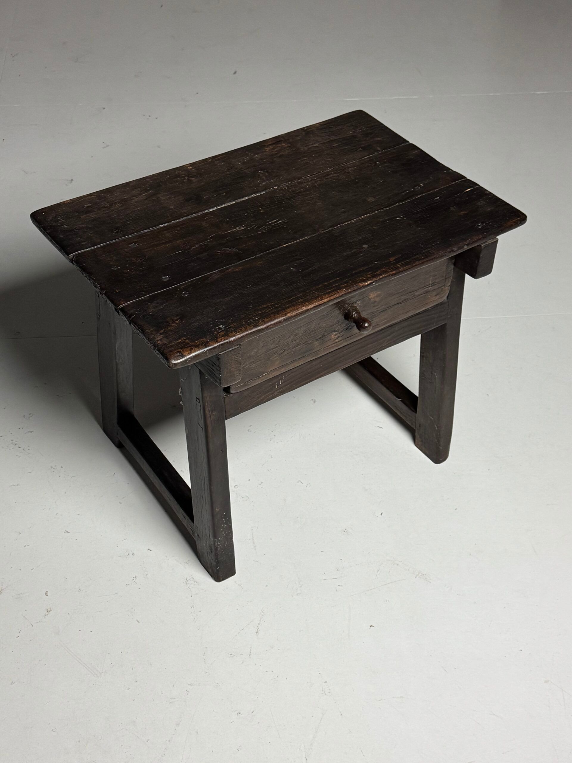 Spanish side table, rustic, early 20th century