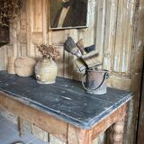 Old bistro table, console