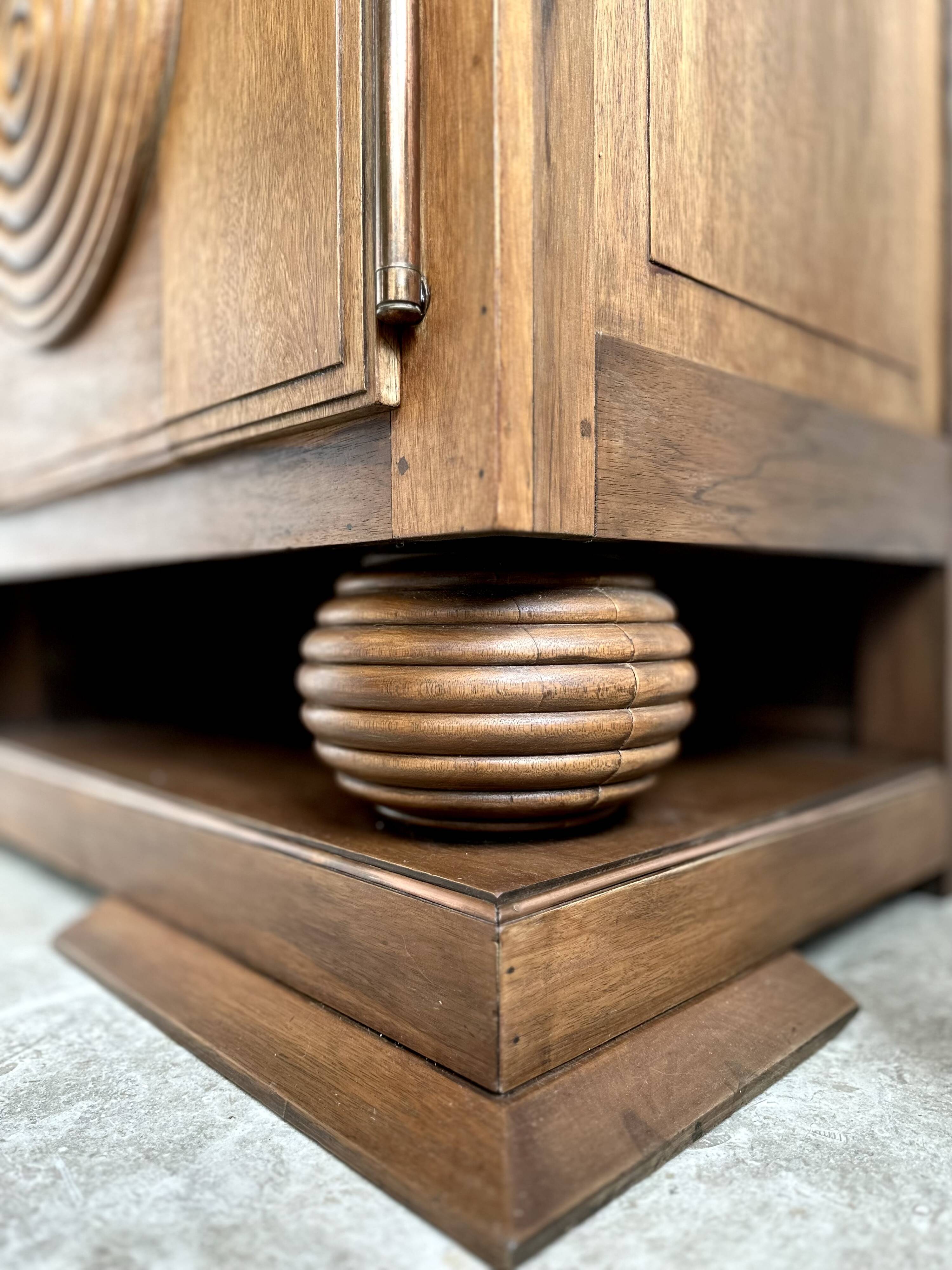 Art deco cabinet by charles dudouyt