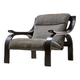 Marco Zanuso Woodline Lounge Chair for Arflex Italy 1964