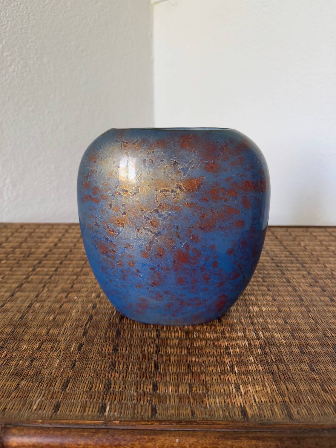 Small Art Deco powdered ceramic vase