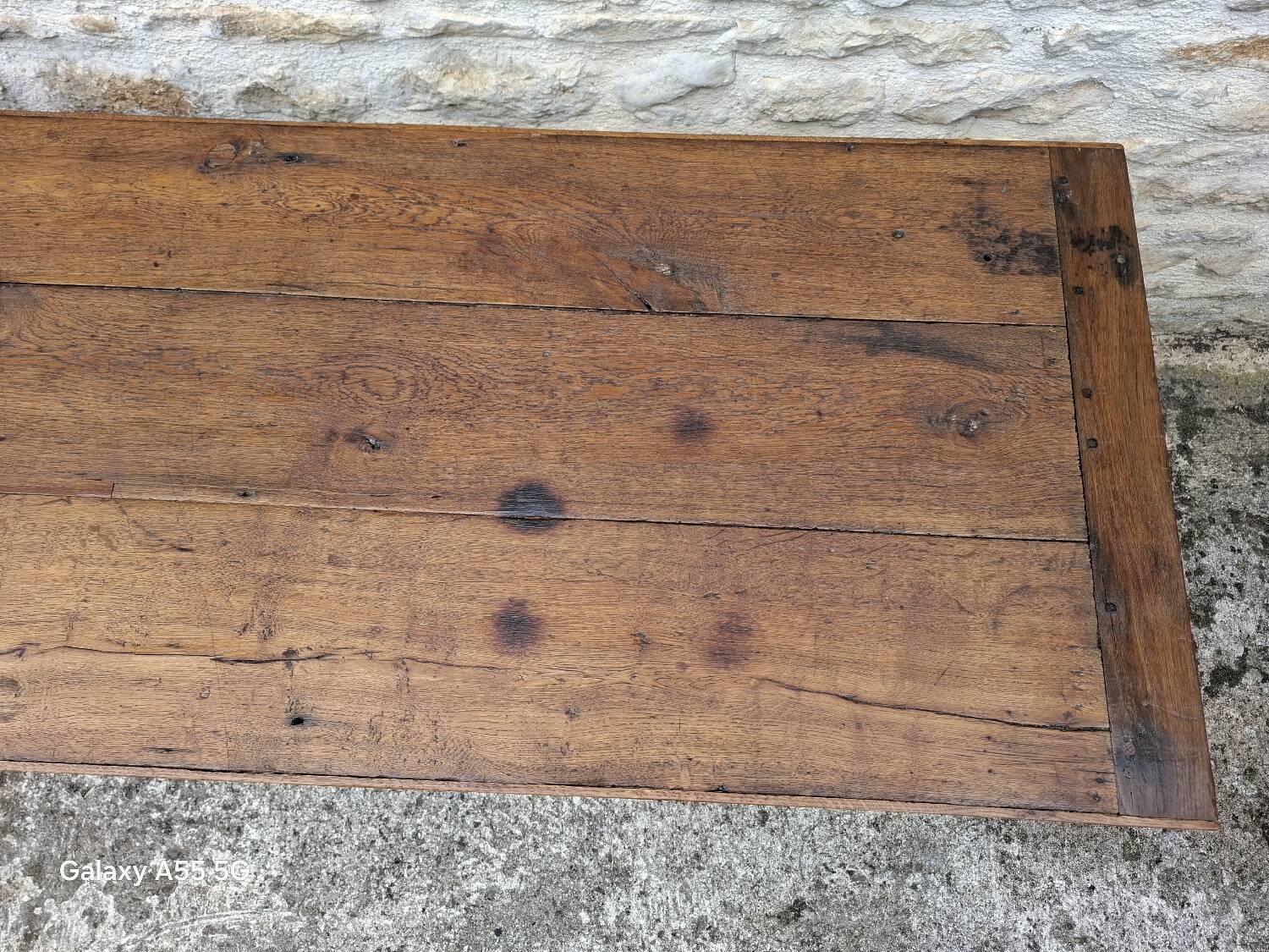 Oak farmhouse table