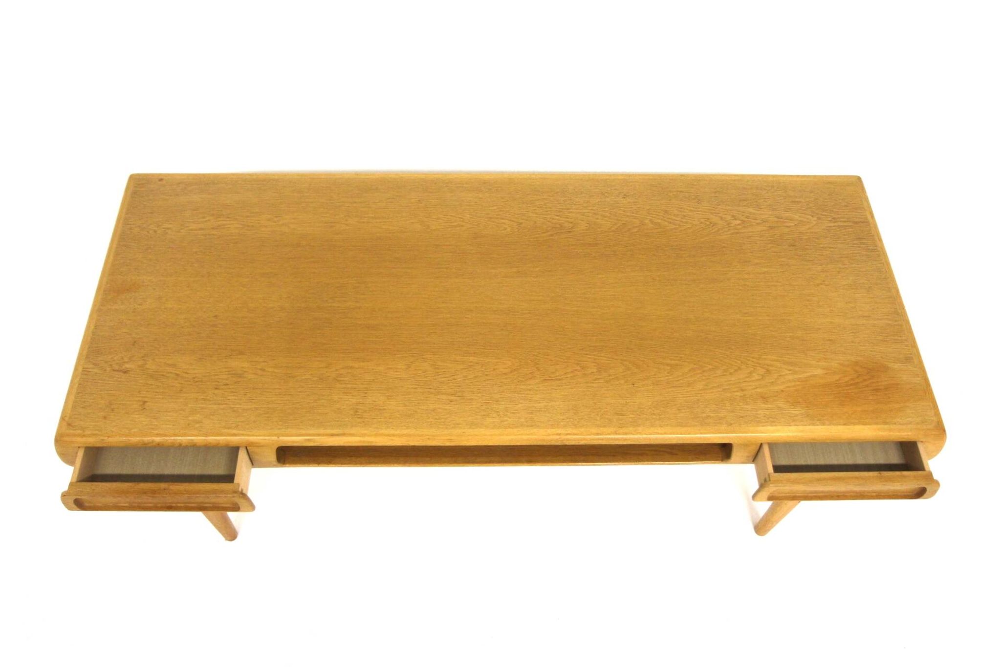 Table basse en chêne, Johannes Andersen, Trensum, Danemark, 1960