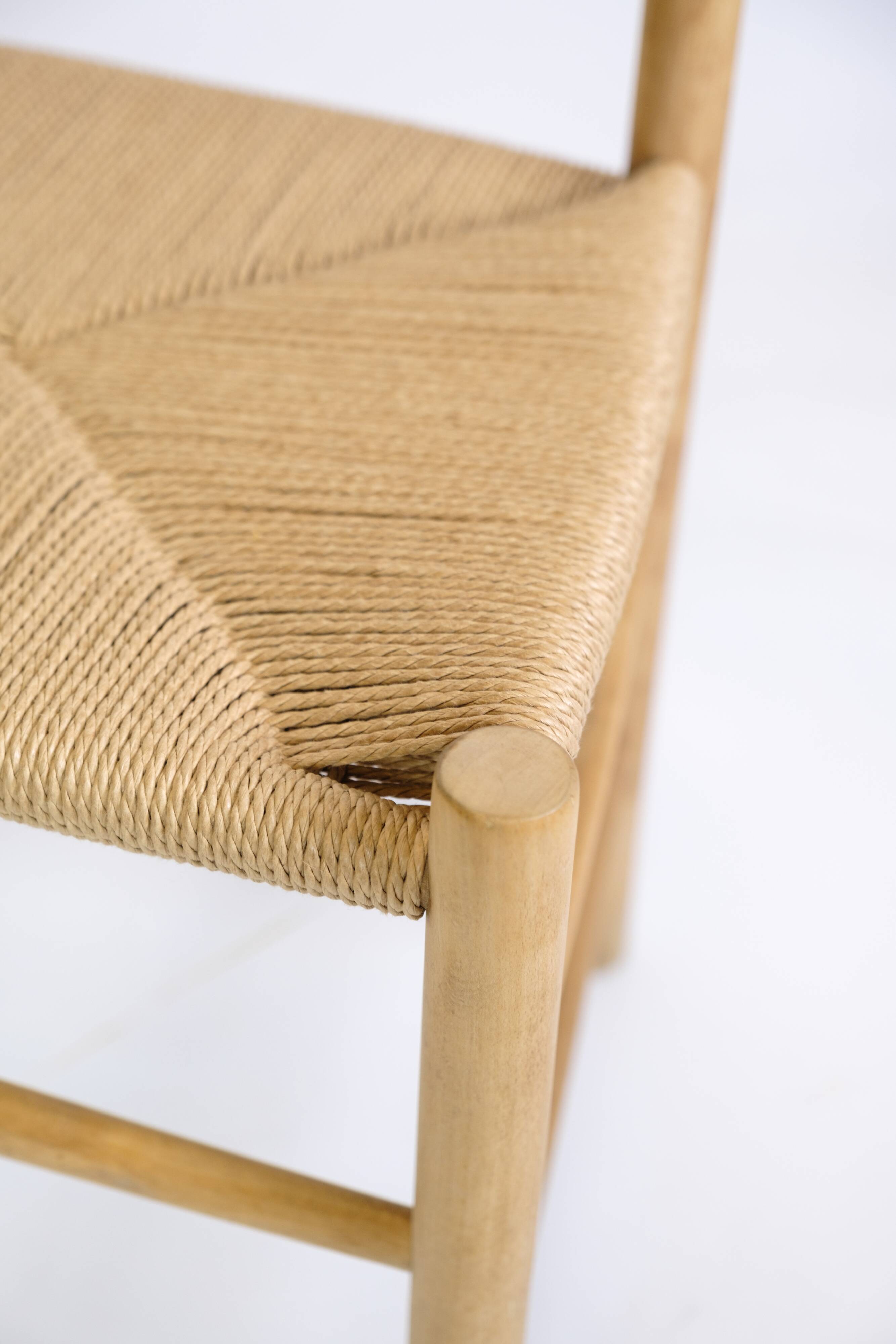 Set Of 6 Dining Chairs  Model J39 Known As The "Folke Chair" Made In Teak & Oak By Børge Mogensen