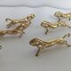 6 golden knife holder