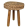 Tabouret corde et chêne Audoux Minet