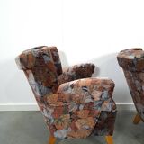 Ensemble de fauteuils fleuris