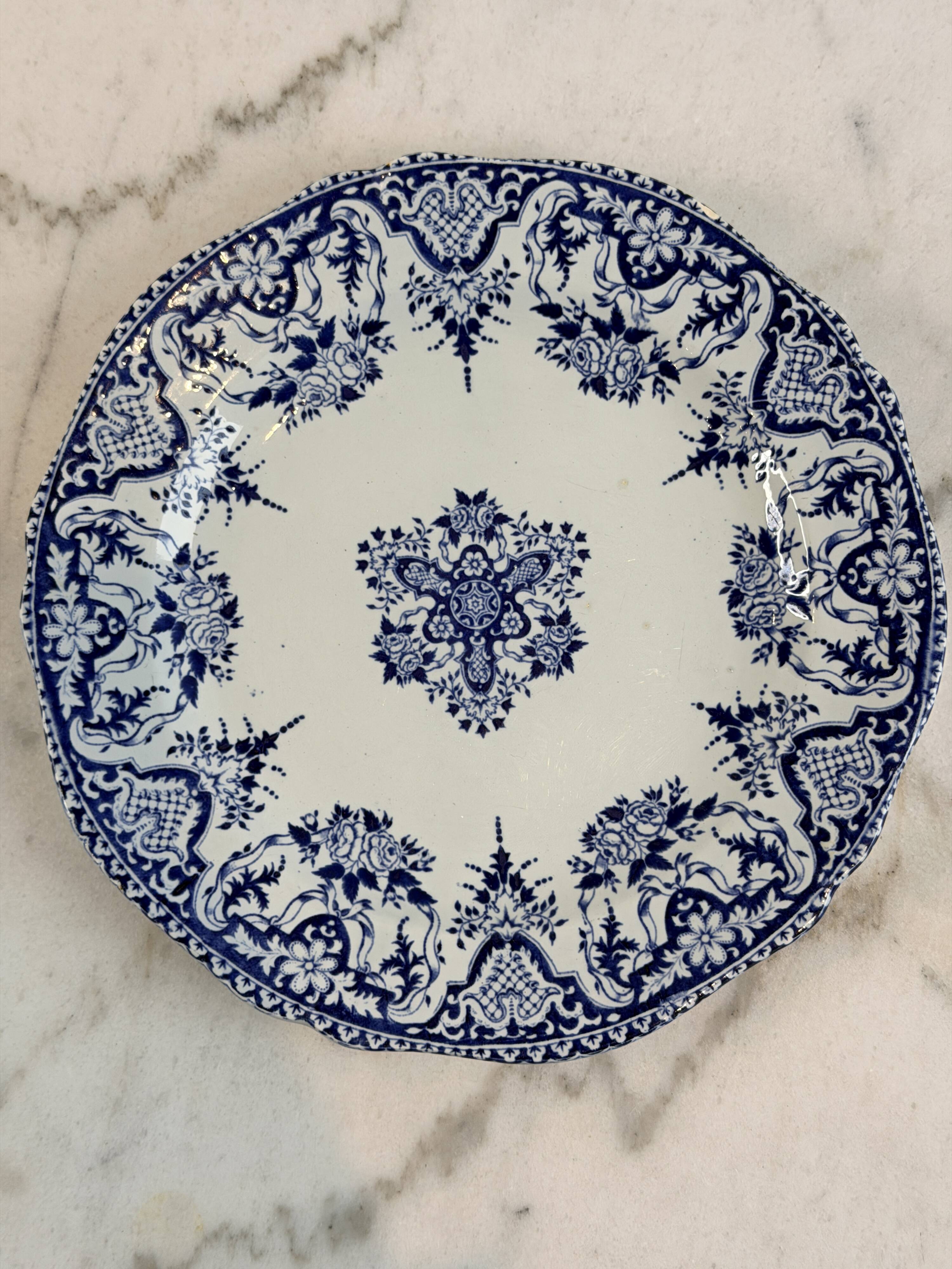 Assiette terre de fer - Gien