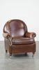Fauteuil à roulettes en cuir de mouton