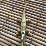 Brass crocodile