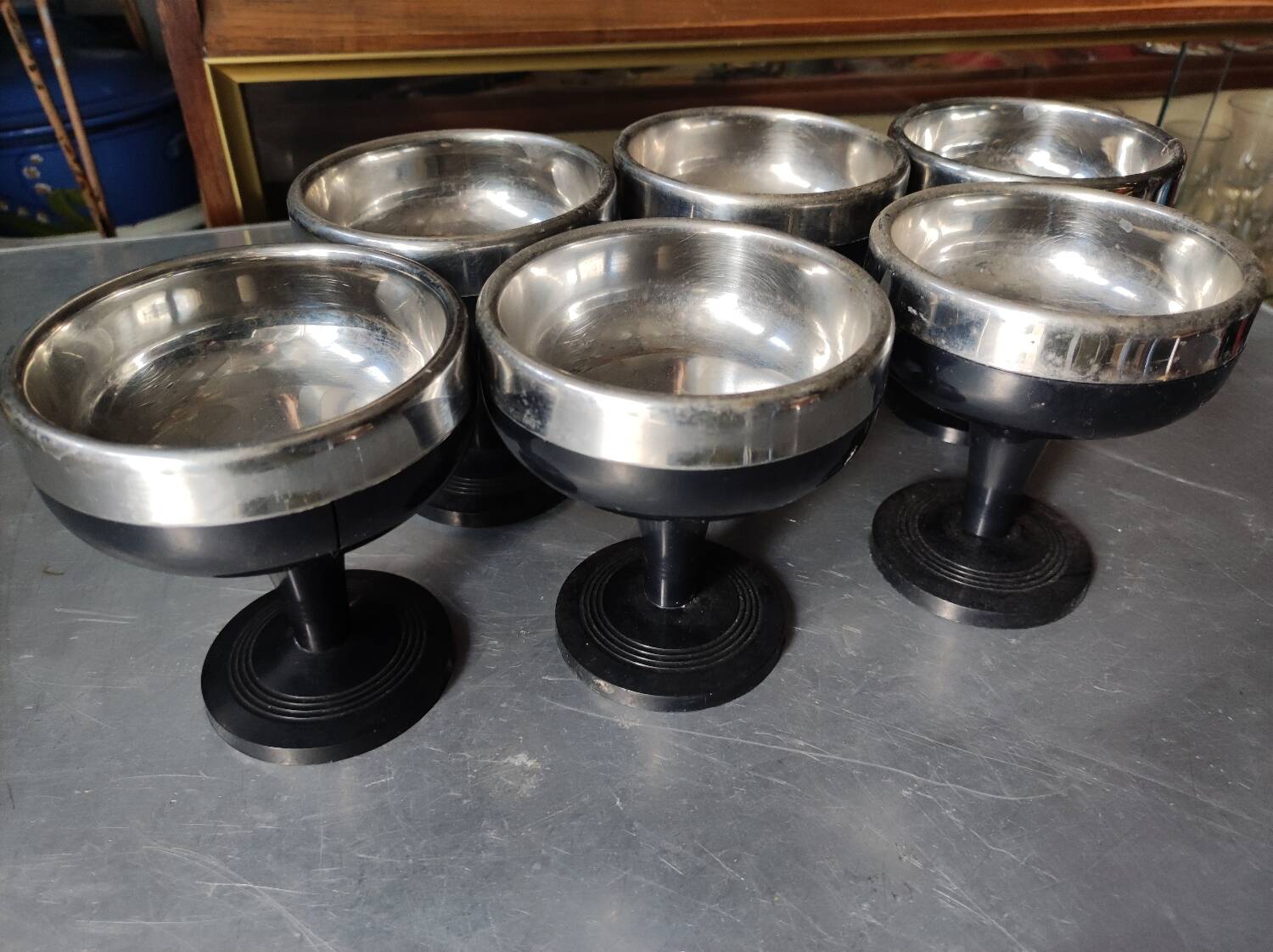 Vintage coupes à glace Morinox, 1970