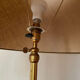 Golden brass floor lamp — French decorative style, circa 1950-1970