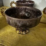 6 tasses à thé en céramique Maius-Giuge Vallauris