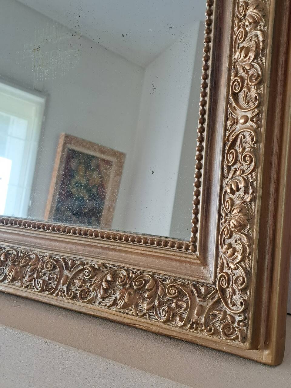 Antique Louis Philippe mirror 101 X 74