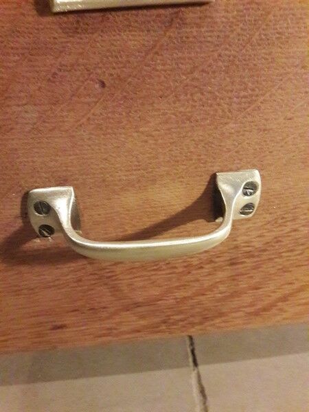 Former furniture of notary in oak 12 drawers 1930